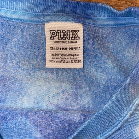 Pink Victoria’s Secret Oversized Blue Sweater - Picture 3 of 3